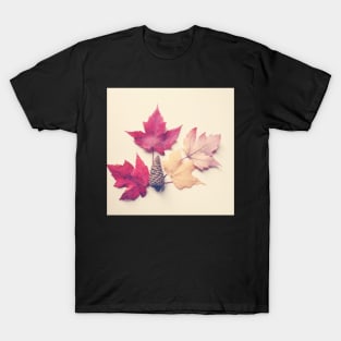 Autumn Leaves Still Life T-Shirt